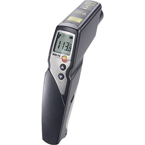 Testo 0560 8314 830-T4 - Termometro A Raggi Infrarossi Con Laser A 2 Punti, Rapporto Ottico 30:1, Valori Limitati Regolabili, Funzione Allarme E Possi