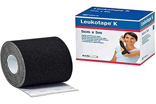 Leukotape 72978-23 Tape Neuromuscolare Bsn 5 M X 5 Cm, Nero