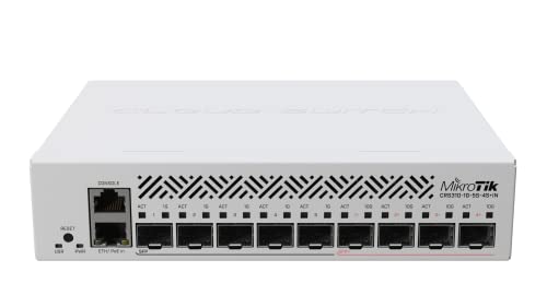 Mikrotik Crs310-1G-5S-4S+In Network Switch L3 Gigabit Ethernet (10/100/1000) Power Over Ethernet (Poe) 1U