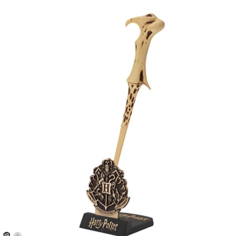 Cinereplicas Harry Potter - Penna Bacchetta Voldemort Con Supporto E Segnalibro Lenticolare - Licenza Ufficiale