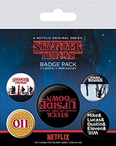 Ambrosiana Bp80655 608911 - Stranger Things - Pin'S/Badge - Upside Down (Playstation 4)