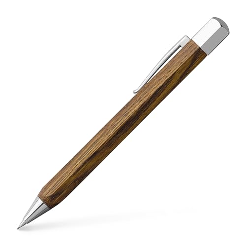 Faber-Castell 137508 Portamine Ondoro In Legno Di Quercia Bruna