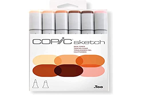 Copic Sketch - Set Di 6 Adesivi Per Unghie