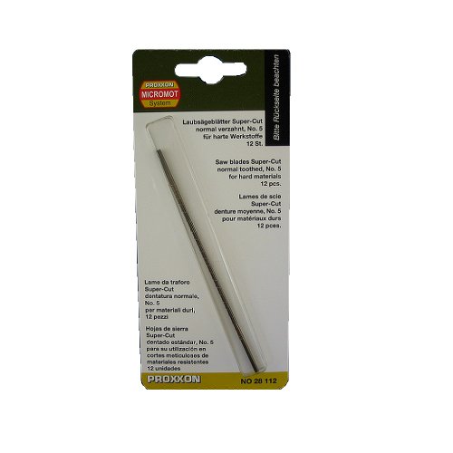 Proxxon 2228112 - Lame Per Protesi Standard (36D / 25Mm) 12 Pezzi, Nero