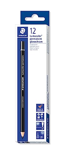 Staedtler 108 20-9 Marcatore A Secco Permanente, 12 Pezzi, Nero