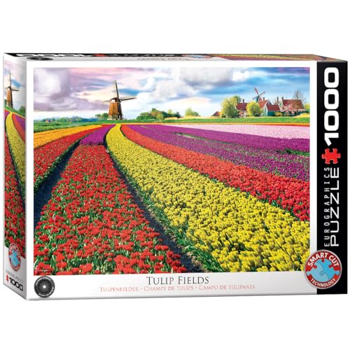 Eurographics- Tulip Field-Netherlands Puzzle Da 1000 Pezzi, Colore Various, 6000-5326