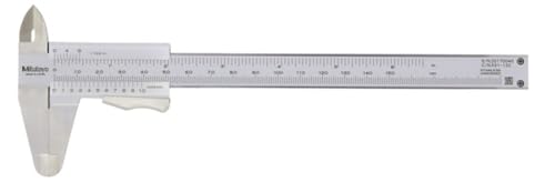 Mitutoyo 531-122, Calibro A Corsoio, 0-150 Mm/0-6", 0,05 Mm, Blocco A Leva, Piatta, Pollici/Metrici