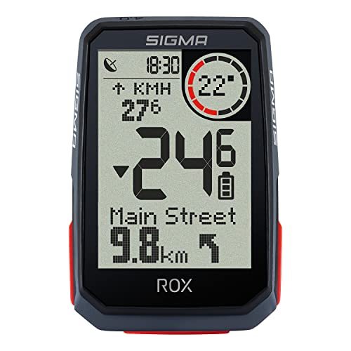 Sigma Sport Rox 4.0 Evo Black Hr - Set Ciclo-Computer Senza Cavo Con Navigatore Gps E Cardiofrequenzimetro, Navigatore Gps Con Altimetro