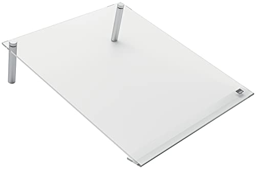 Nobo Mini Lavagna / Blocco Note Angolato Da Tavolo In Acrilico Con Pennarello Incluso, Cancellabile A Secco E Senza Cornice, Formato A4, 210 Mm X 297