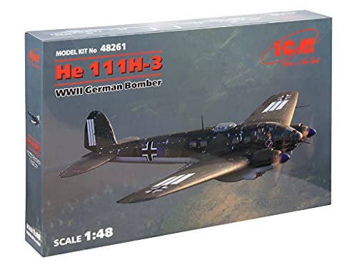 Icm Icm48261 1:48-He 111H-3, Bombardiere Tedesco Della Seconda Guerra Mondiale