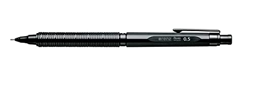 Pentel - Portaminas Orenznero Con Diseño Elegante De Color Negro, Trazo De 2Mm.