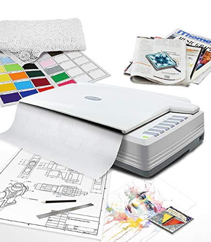 Plustek Opticpro A320E - Scanner Piano Ccd A3, Risoluzione Di Scansione 800 Dpi. Conforme Agli Standard Ica E Twain. Win & Mac