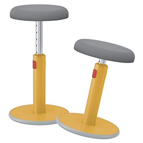 Leitz Ergo Cosy Active Sit Stand, Sgabello Ergonomico Girevole, Regolabile In Altezza Da 46 Cm A 79 Cm, Adatto Alla Casa E All'Ufficio, 370 Mm X 690 M