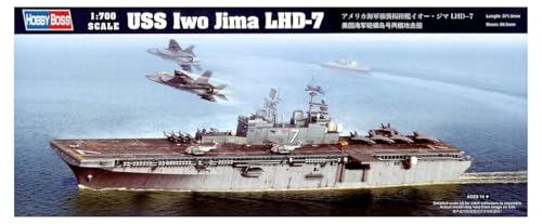 Hobbyboss Scala 1:700 - Modellino Nave Da Guerra Uss Iwo Jima Lhd-7 - Hbb83408