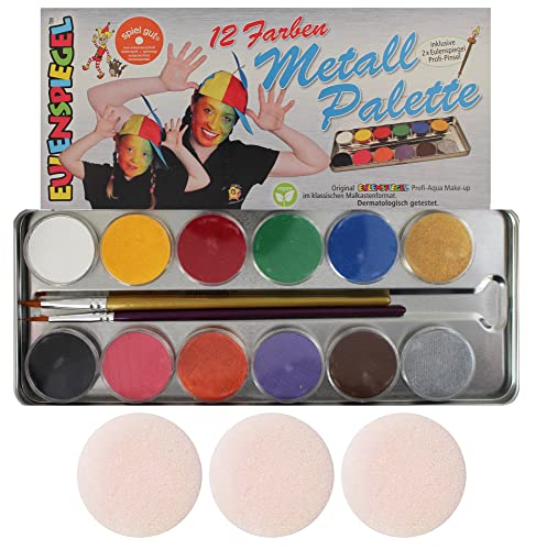 Eulenspiegel Palette Colore Del Metallo, 12 Pezzi
