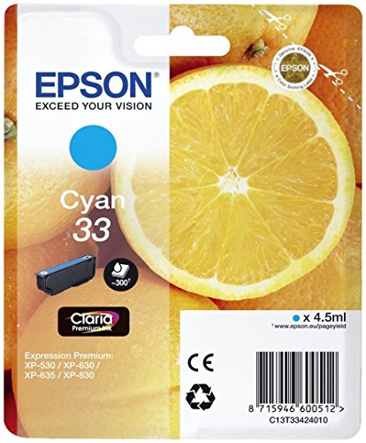 Epson T334240 Inkjet/Getto D'Inchiostro Cartuccia Originale