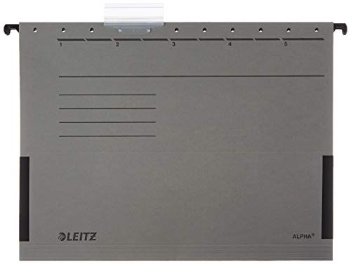 Leitz Alpha Hängetasche, A4, Mit Fröschen, Grau