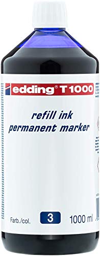 Edding T1000-03 Flacone Inchiostro, Blu
