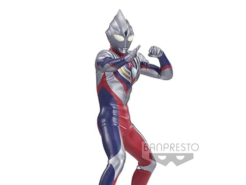 Banpresto - Ultraman Tiga Hero'S Brave Statue Figure - Ultraman Tiga - Day & Night Special (Ver.A)