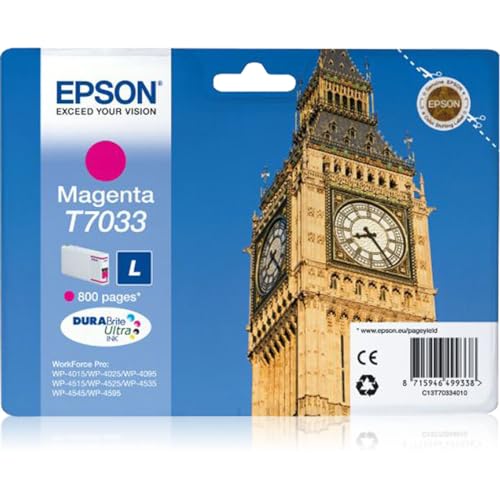 Epson Tanica Inchiostro A Pigmenti Magenta Epson Durabrite Ultra, Taglia L