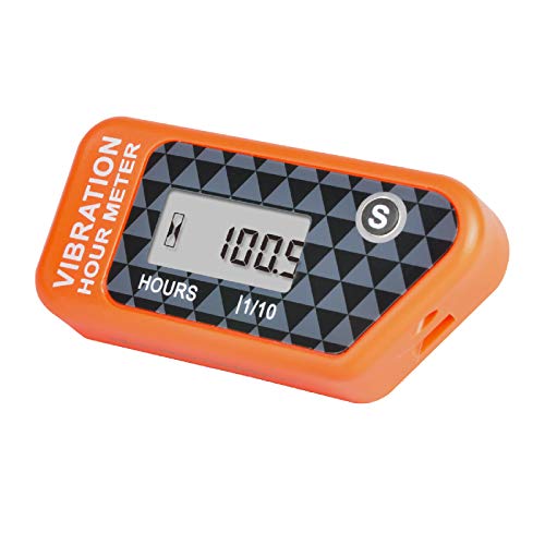 Runleader Digital Wireless Hour Meter,Vibrazione Per Carrello Da Golf Generatore Di Trattori Compressore Motosega Moto Dirt Bike Idropulitrice E Macch