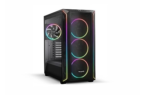 Be Quiet! Shadow Base 800 Fx Black Pc Case Case Light Wings 140 Mm Pwm, Illuminazione Argb Usb 3.2 Gen 2 Type C, Massimo Flusso D'Aria, Scheda Madre E