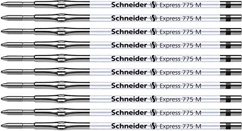 Schneider P007761X10 10 Refill Medio, Formato X20, 10 Pezzi