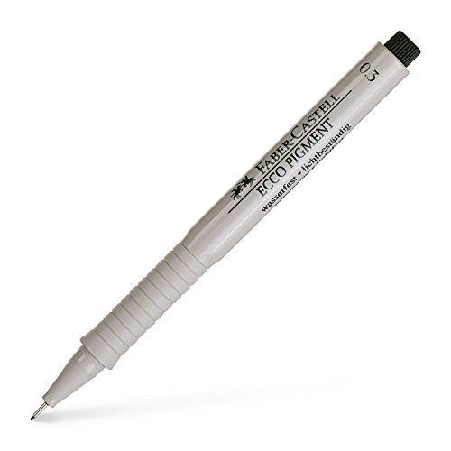 Faber-Castell 166399 - Penna A Inchiostro Ecco Pigment, 0,3 Mm, Nero
