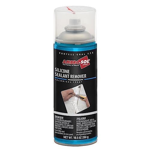 Ambro-Sol P301 Sciogli Silicone, Rimuove Il Silicone E Relativi Residui Senza Aggredire Le Superfici E Senza Opacizzarle, Agisce Rapidamente, Bombolet