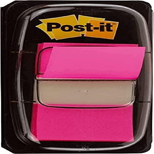 Post-It 4653 Formato Medium 680 Segnapagina, Dispenser Da 50 Pezzi, Rosa