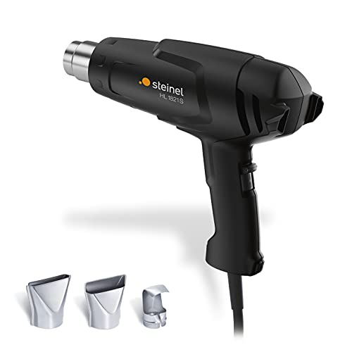 Steinel 82147 Hl 1821 S - Pistola Ad Aria Calda Con 3 Ugelli, 1800 W, 550 °C, 2 Livelli, Fusibile Termico, Cavo Da 2,2 M