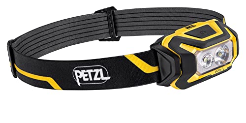 Petzl Aria 2, Compatto, Resistente, Impermeabile, 450 Lumen, Nero
