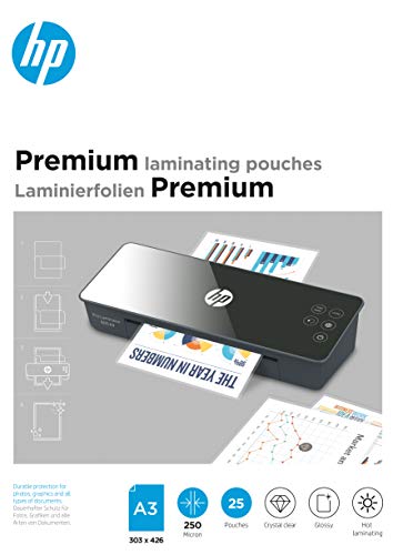 Hp Pellicole Per Plastificatrice Premium A3 250 Micron 25X