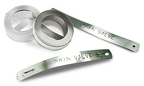 Dymo Nastro Per Goffratura In Alluminio Non Adesivo, 12 Mm X 4,8 M, Compatibile Con Il Goffratore Rhino M1011, Resistente Alle Intemperie, Ideale Per