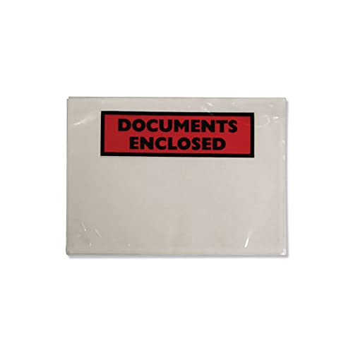 Wepack - Documents Enclosed Buste Autoadesive Portadocumenti A7 (180 X 135 Mm), Pacco Da 100