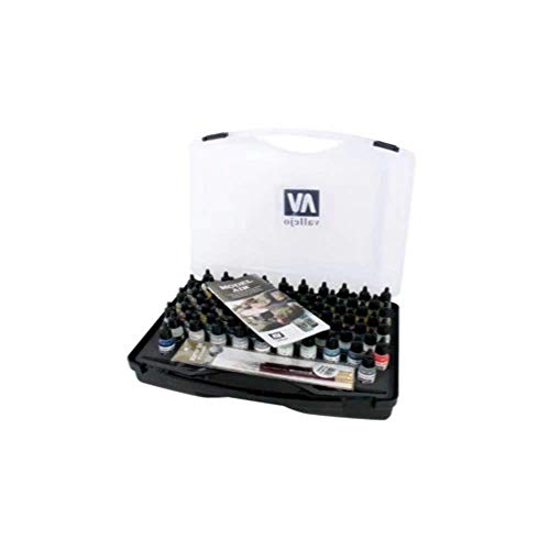 Model Air Basic Range Box Set (72 Colours + 3 Brushes + Carry Case) - Val71170