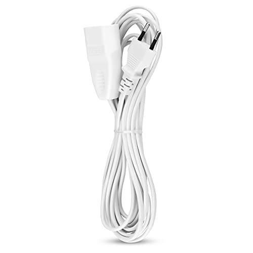 Rev Prolunga Presa Euro 5,0 M Bianco