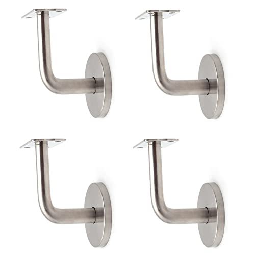 4 Pezzi Corrimano, Supporto Corrimano, Corrimano Scale, Per La Protezione Della Sicurezza Nei Vani Scala, Corridoi, Bagni, Ecc