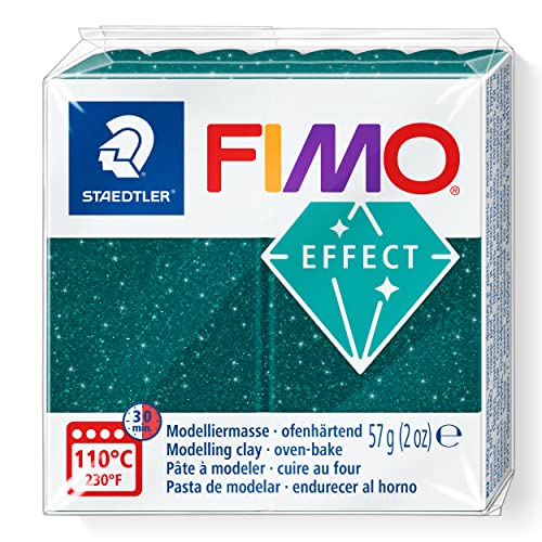 Staedtler 8010-562 St Fimo Effect - Pasta Modellante, Verde, Standard