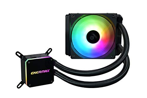 Enermax Liqmax Iii Argb 120Mm Aio Cpu Raffreddamento Ad Acqua A Doppia Camera Per Intel Lga1700/Amd Am5 Supporto 250W+ Tdp (1X Ventola Argb Dual Conve