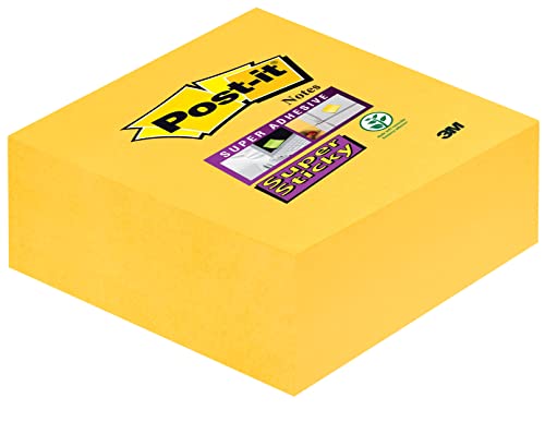 Post-It - Blocchetto Da 270 Foglietti Autoadesivi Super Sticky Per Appunti E Promemoria