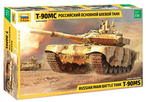 Zvezda 3675 500783675-1:35 Russian Main Battle Tank, Modellino Di Costruzione, Modellismo, Hobby, Fai Da Te, In Plastica, Non Verniciata