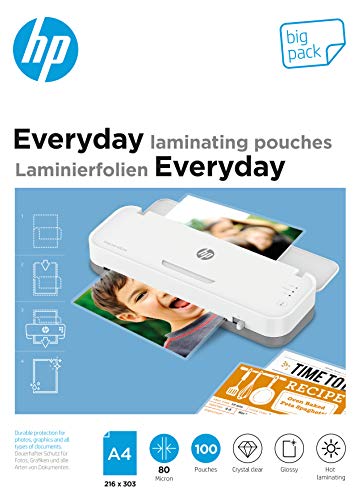 Hp Pellicole Per Plastificatrice Everyday A4 80 Micron 100X