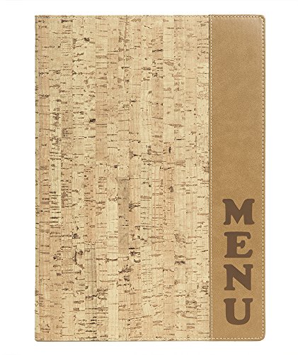 Securit Porta Menu A4 - Design In Sughero - 1 Inserto Doppio