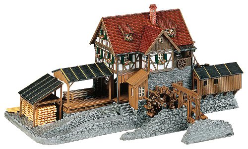Faller 232255 - Modellismo Ferroviario, Mulino Con Segheria, Senza Motore
