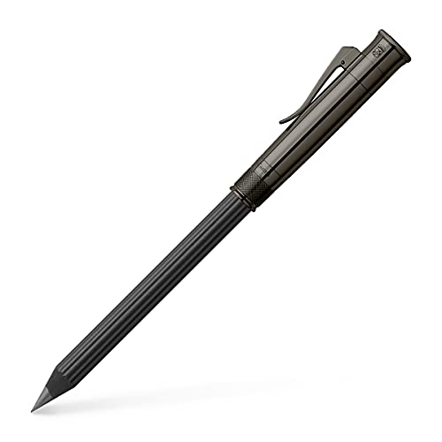 Graf Von Faber-Castell 118530 - Matita Perfetta Con Estensore, Temperino E Gomma, Magnum Black Edition