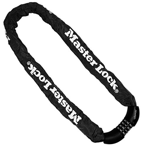 Master Lock 8392Eurdpro Lucchetto, Ottimo Per Proteggere Bicicletta, Elettrica, Bici Da Corsa, Nero, 90 Cm