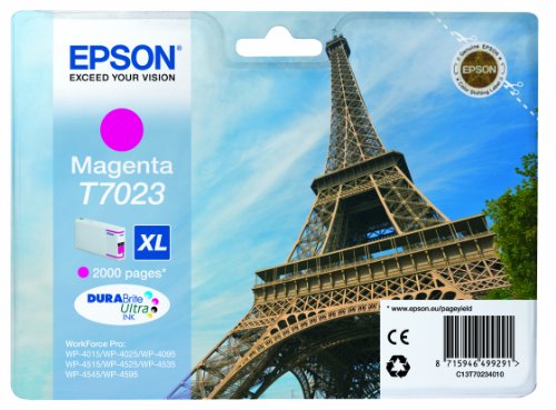 Epson T702340 Magenta Workforce Pro Inkjet / Getto D'Inchiostro Cartuccia Originale