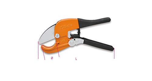 Beta 342 - Cesoie A Cricchetto Per Tubi In Materiale Plastico - 1 Pezzo, 0÷42 1"5/8 Mm
