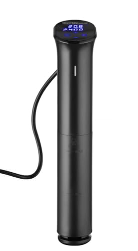 Hendi Ivide Sous Vide Ad Immersione 2.0, Sous Vide Tools, Temperature 5°C-90°C, Wifi, Riscaldare Fino A 30 Litri Di Acqua, Ipx7, 230V, 1200W, 63X97X(H
